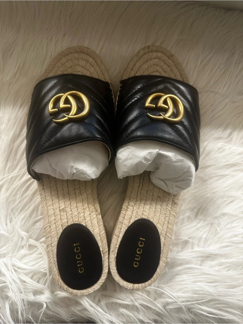 Gucci  marmont  espadrilles NIB sz 41